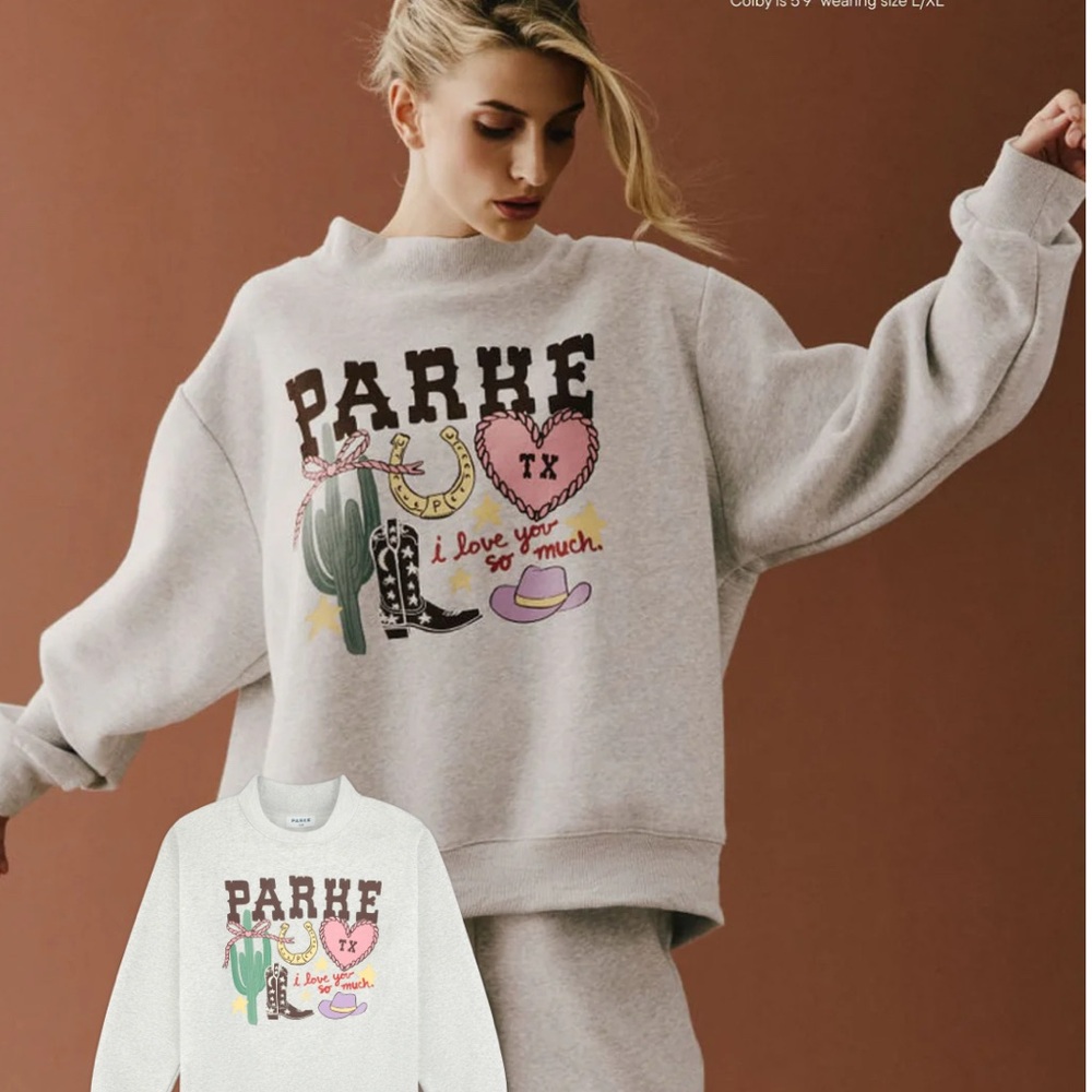 PARKE cities collection Cute mock neck Texas / Austin / dallas trending